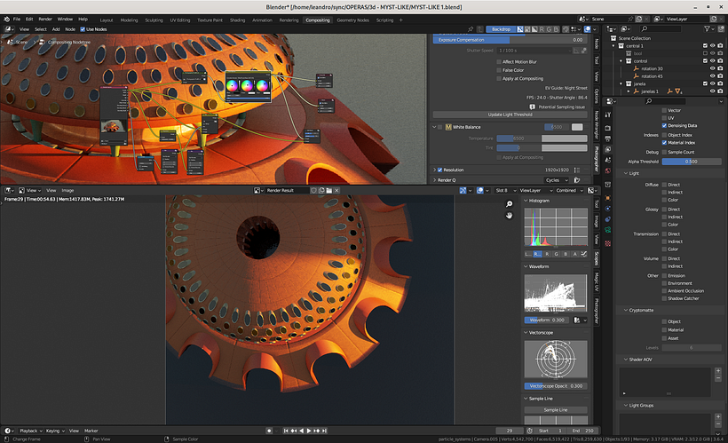 Composição no Blender /Composition in Blender