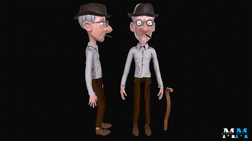 Mi proyecto del curso: Modelado profesional de personajes cartoon 3D 4