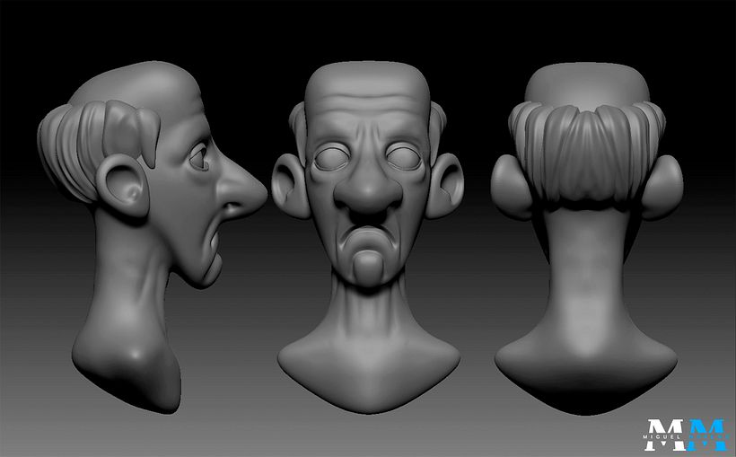 Mi proyecto del curso: Modelado profesional de personajes cartoon 3D 6