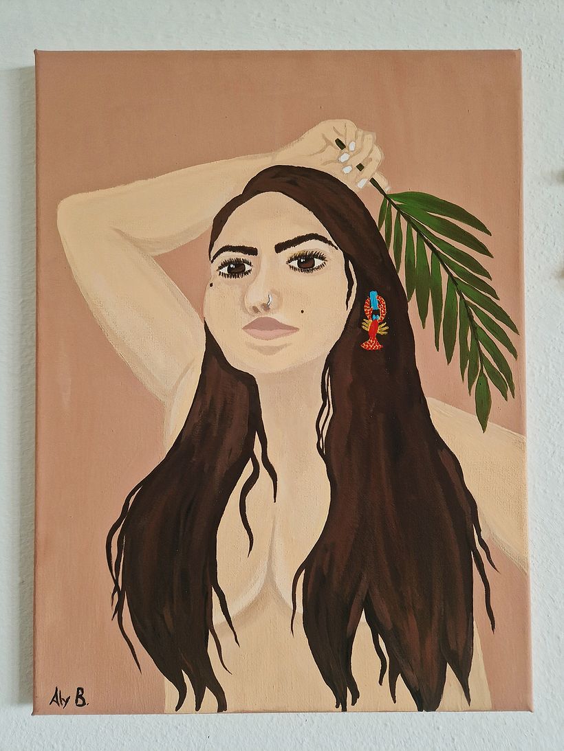 My project for course: Female Portraiture with Acrylics 2