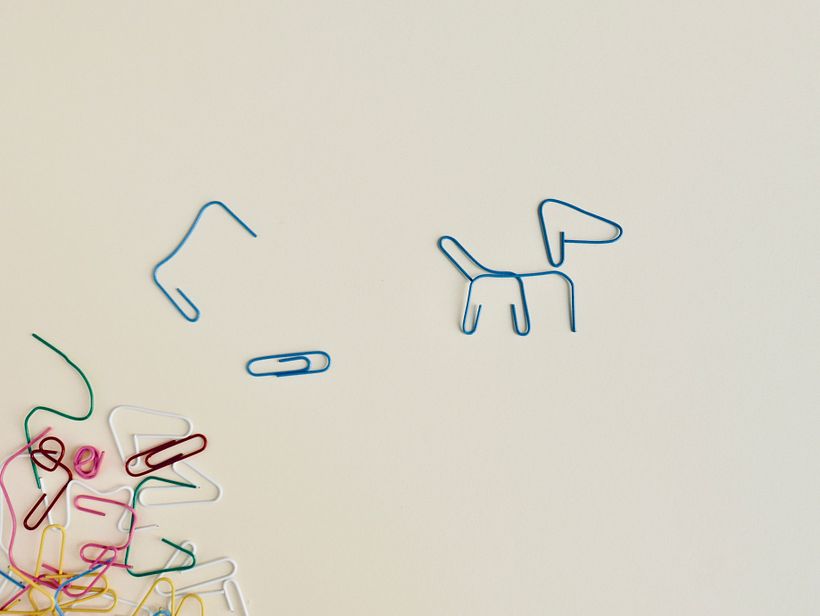 Local hangers are too thick and hard. Instead I've played with paper clips