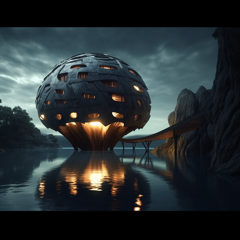 Exploração da forma no Midjourney / Exploring form at Midjourney