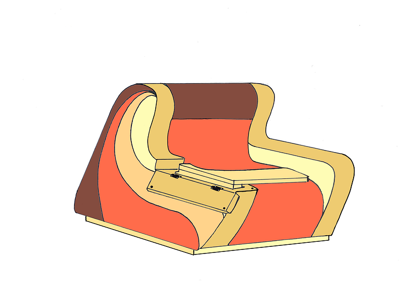 armchair with little table 1