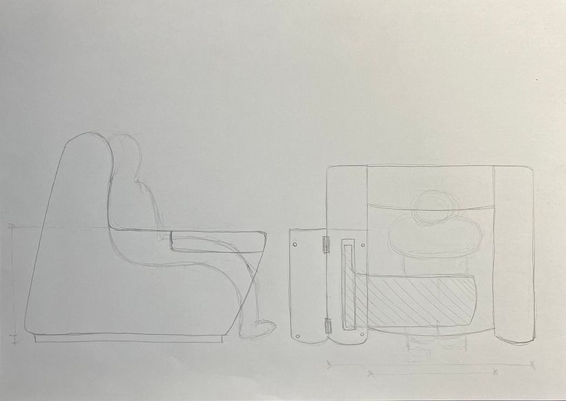 armchair with little table 2