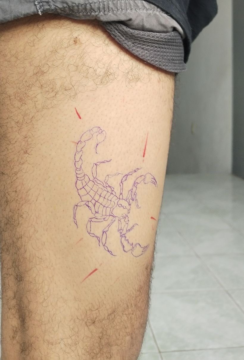 Mi proyecto del curso: Técnicas de tatuaje blackwork con línea fina 5