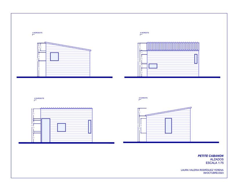 Mi proyecto del curso: Introducción al dibujo arquitectónico en AutoCAD 3