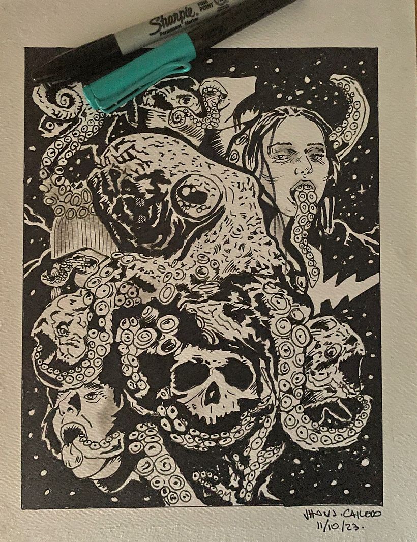 Mi proyecto del curso: Ilustración contemporánea con estética retro 4