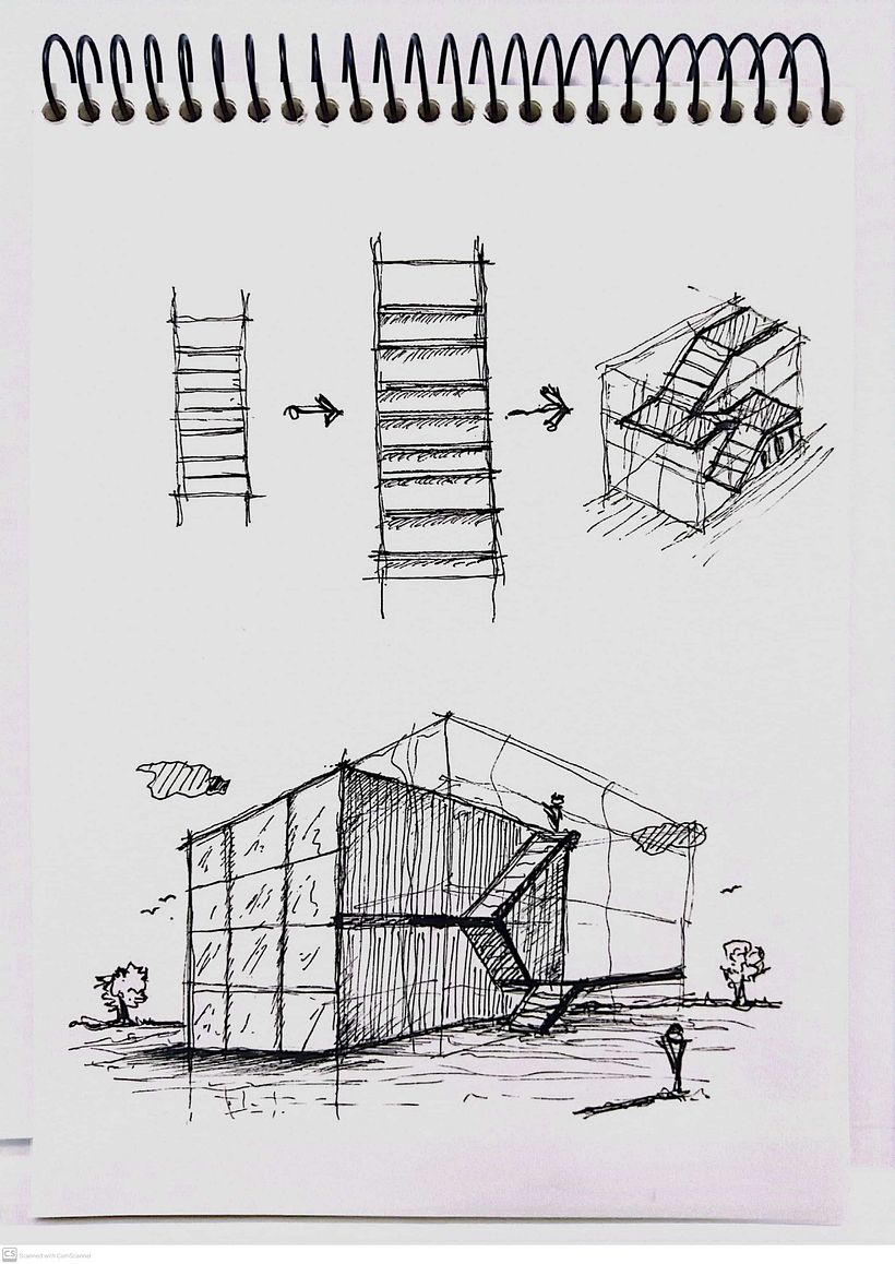 My project for course: Architectural Sketching: Thinking with Pen and Paper 4