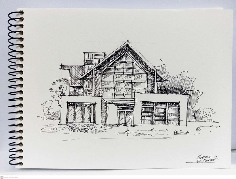My project for course: Architectural Sketching: Thinking with Pen and Paper 6