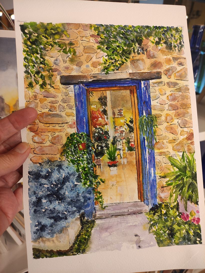 Mi proyecto del curso: Ilustración de escenas con acuarela y pluma estilográfica 2