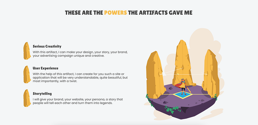 My project for course: The Narrative Web: storytelling applied to UX/UI design 2