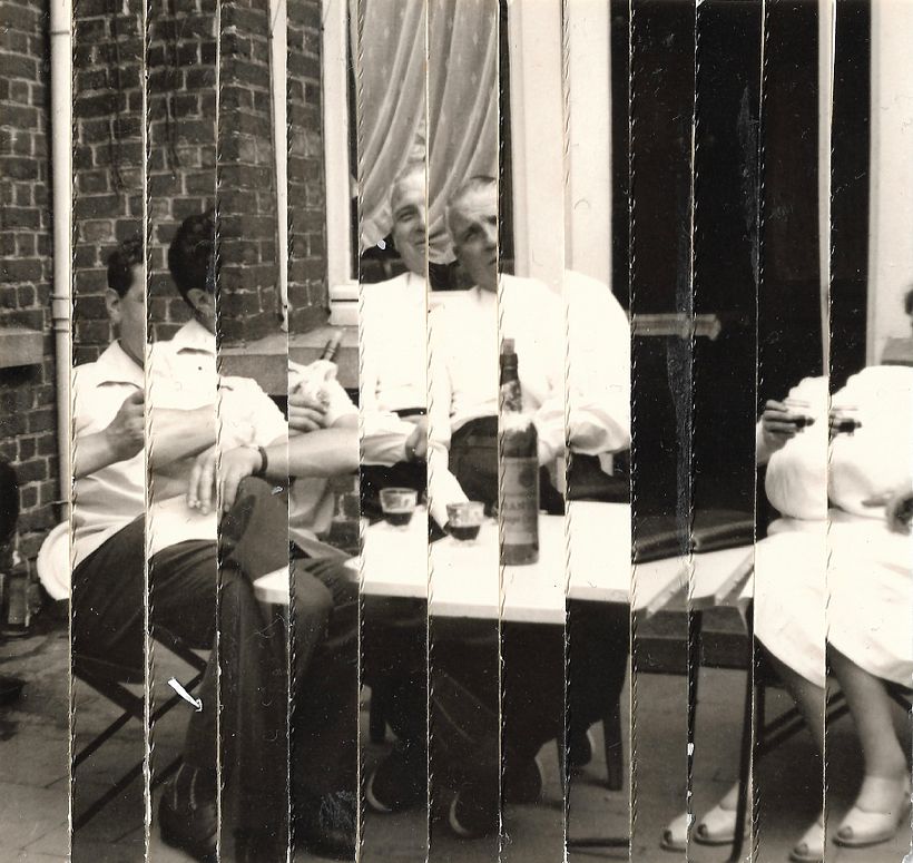 Ficciones de verdad. Collage fotográfico geométrico 2023 7