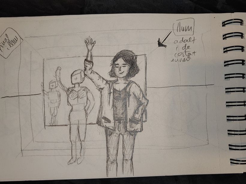 Mi proyecto del curso: Fundamentos del dibujo de personas a partir de la imaginación 1