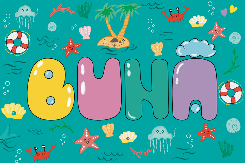 “Bună” means “Hello” in Romanian 