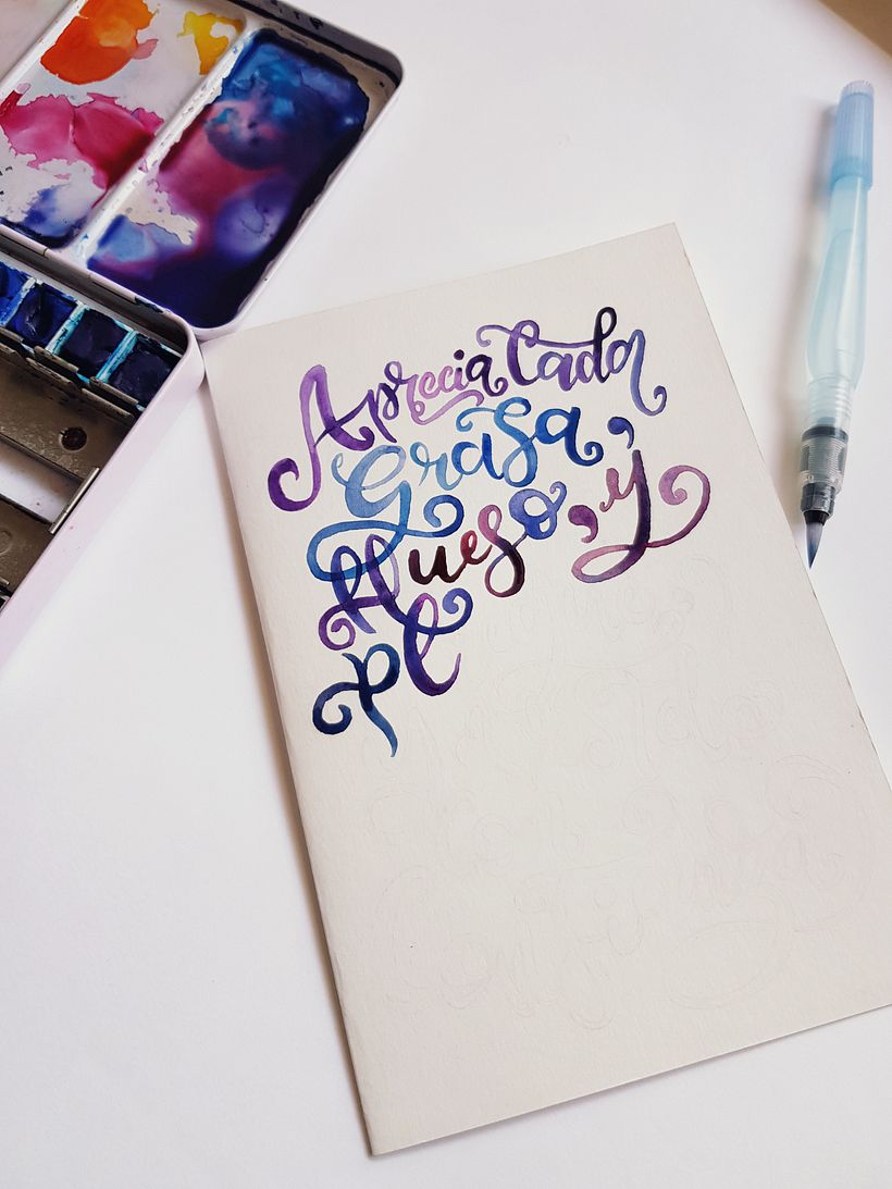 Mi proyecto del curso: Cuaderno tipográfico con lettering manual 3