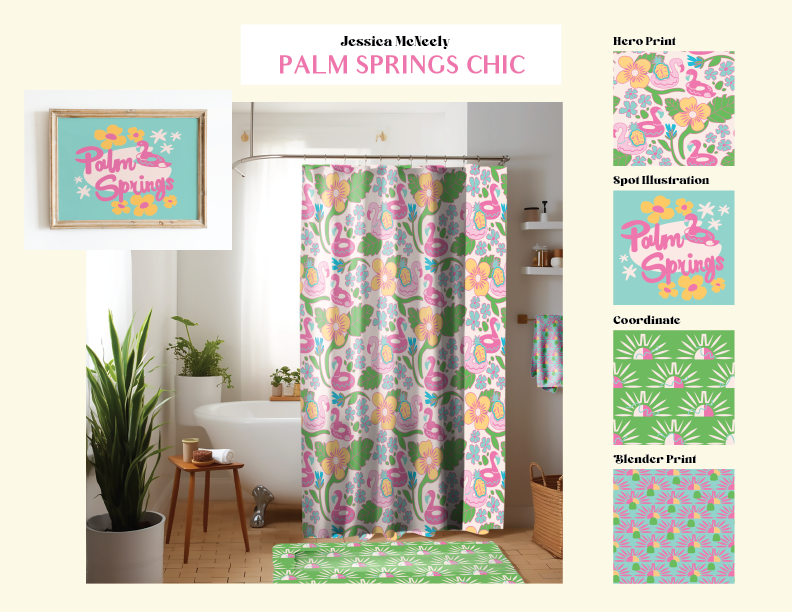 My project for course: Pattern design for homeware products 1