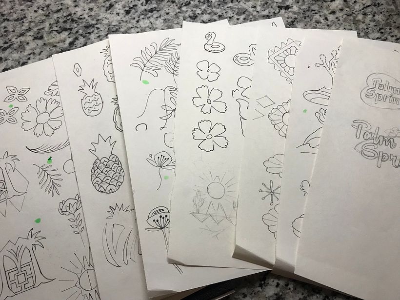 My project for course: Pattern design for homeware products 3