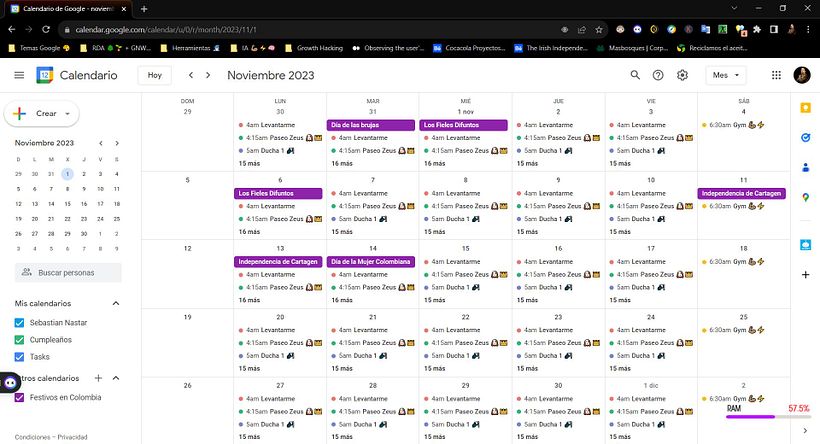 Mi proyecto del curso: Organización de agenda: gestiona tu tiempo y energía 1