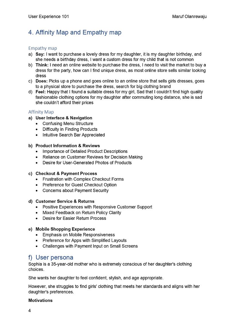 My project for course: UX Research 101 5