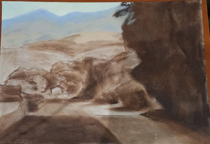 Mi proyecto del curso: Pintura al óleo de paisajes: explora la luz 5