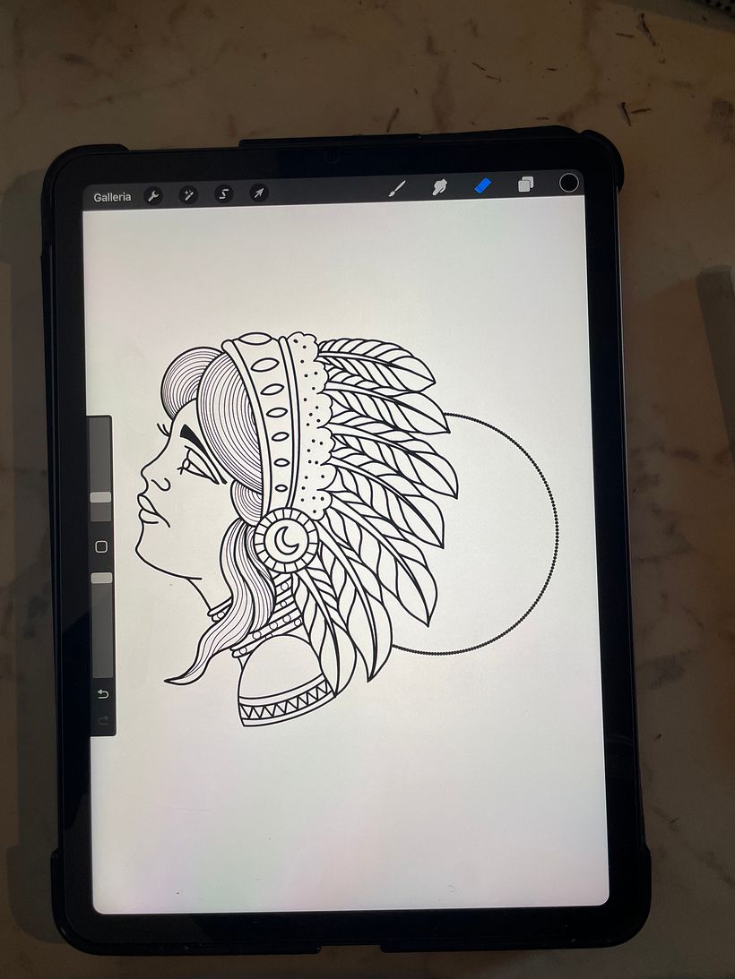Il mio progetto del corso: Design di tatuaggi old school in Procreate 2
