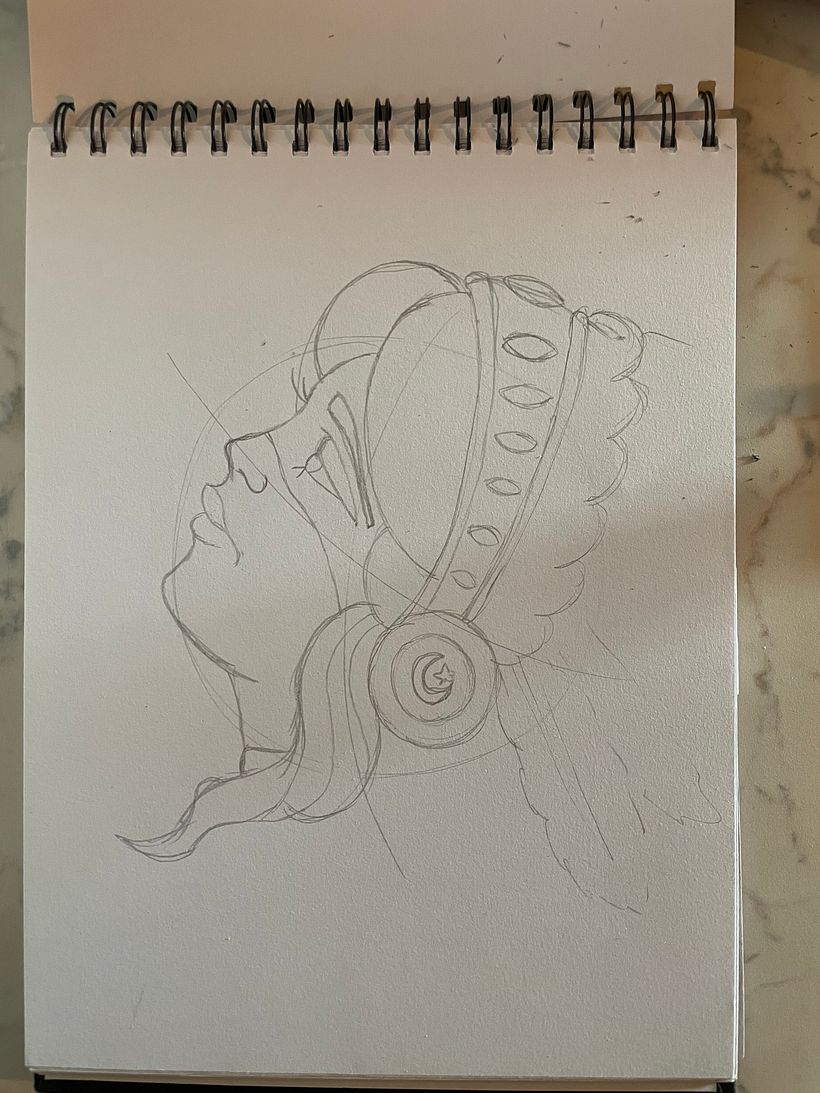 Il mio progetto del corso: Design di tatuaggi old school in Procreate 3