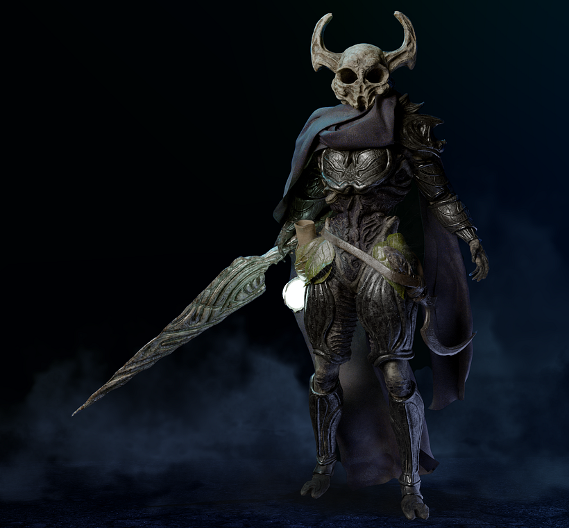 Finally texturing in Substance painter, rendering in Blender and then doing a few tweaks in  Photoshop. 
