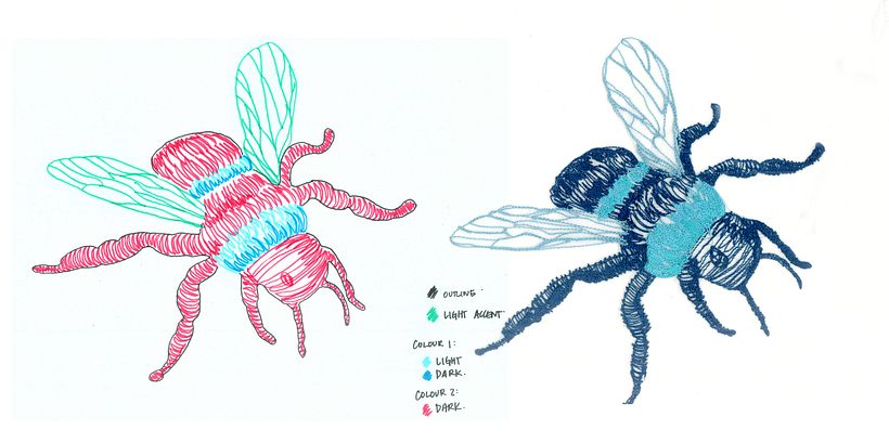 Sewing: Bee and Lemon Templates and Samples 1