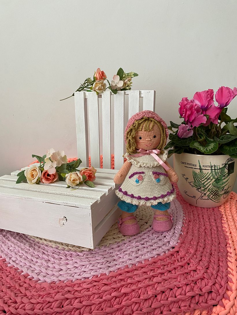 Mi proyecto de muñeca Lili Domestika terminado. 1