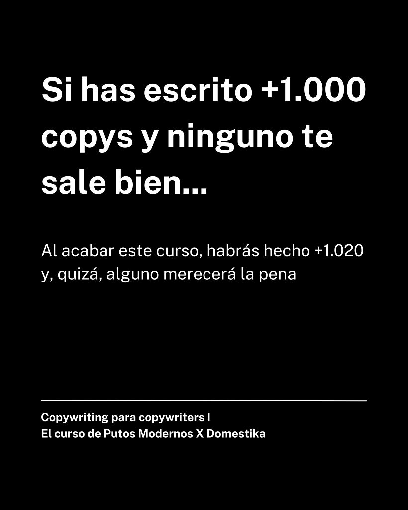 Mi proyecto del curso: Copywriting para copywriters 3
