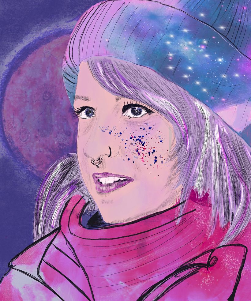 Mi proyecto del curso: Retrato ilustrado con Procreate 1