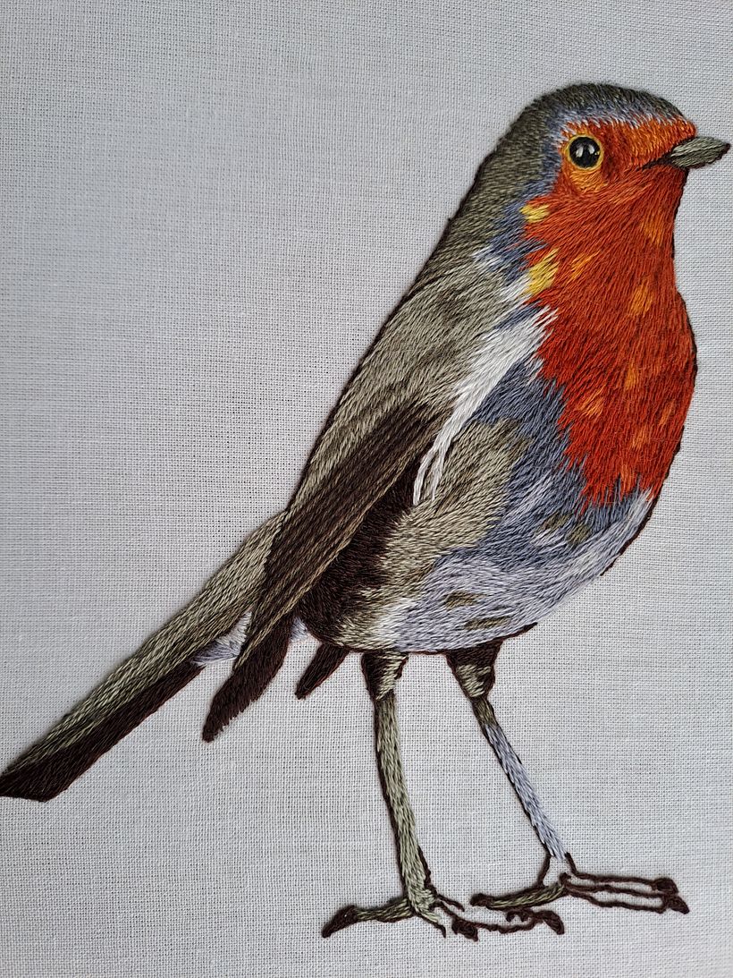 Mi proyecto del curso: Pintar con hilo: técnicas de ilustración textil 11