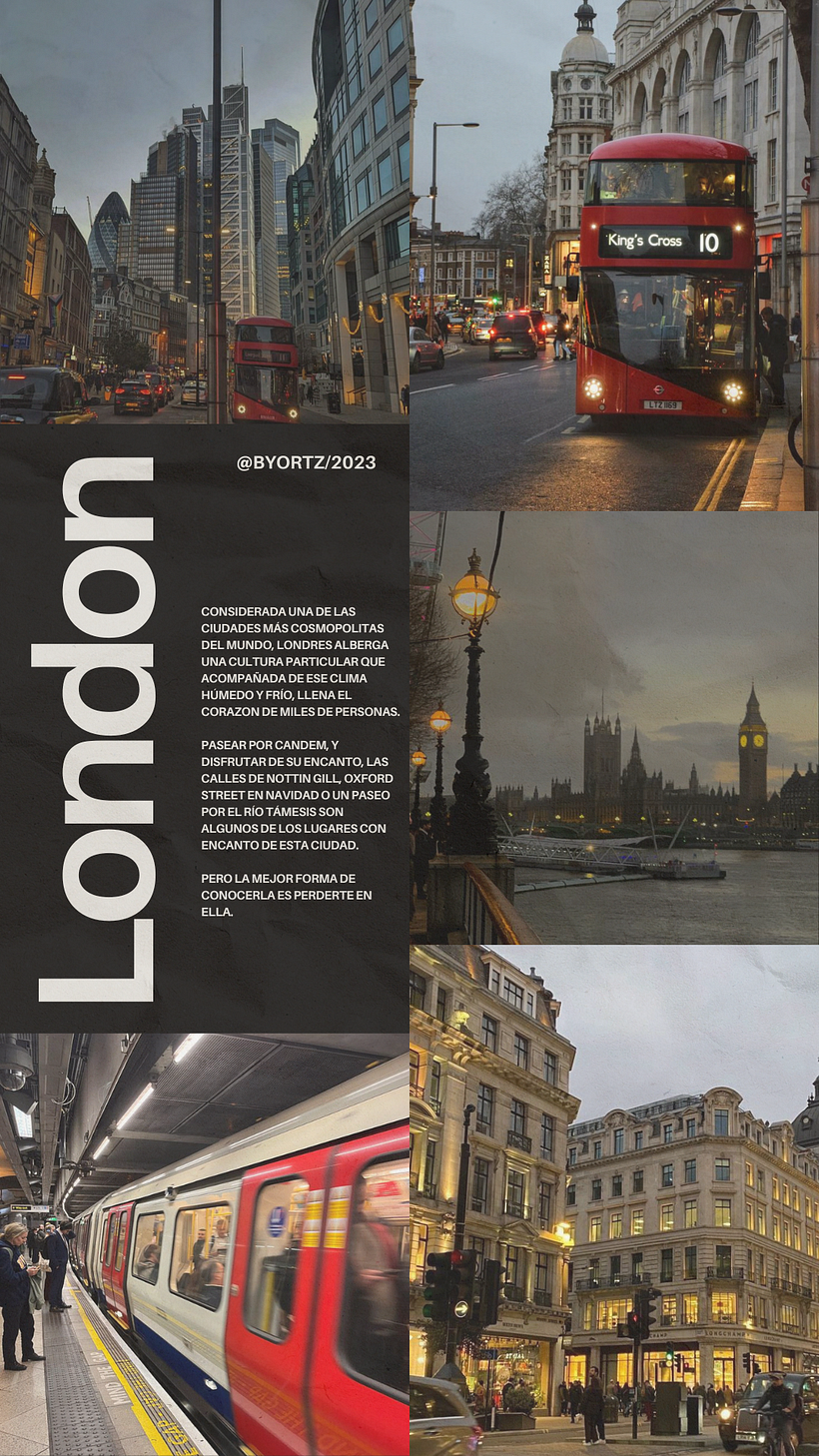PROYECTO FINAL - VIAJE A LONDRES - 3 LOOKS