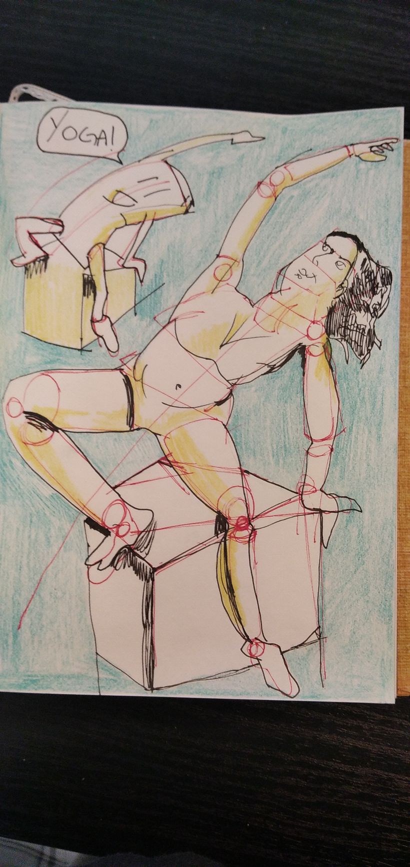 Mi proyecto del curso: Dibujo de la figura humana en poses expresivas 2