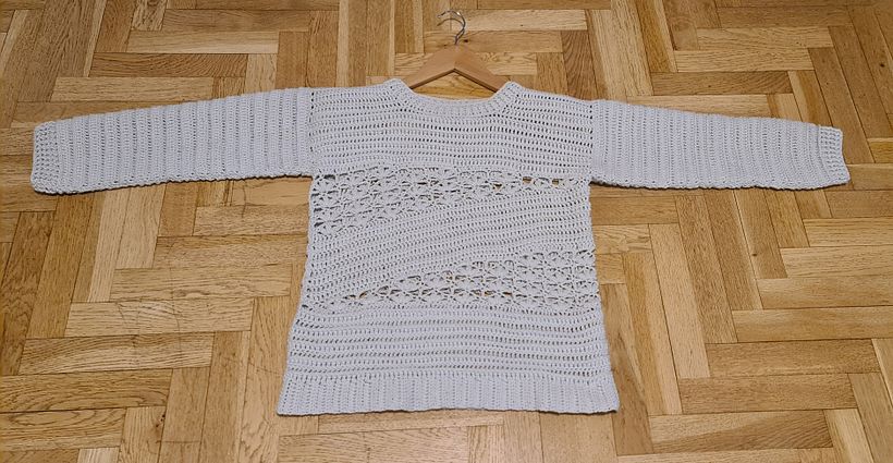 My project for course: Introduction to Crochet Short Rows for Clothing 1