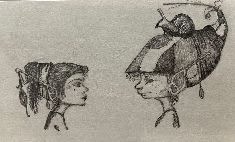 Girl 1 and Boy 2 - Forest Folks