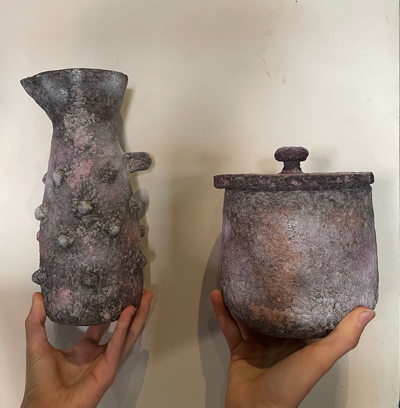 My project for course: Paper pulp objects 3