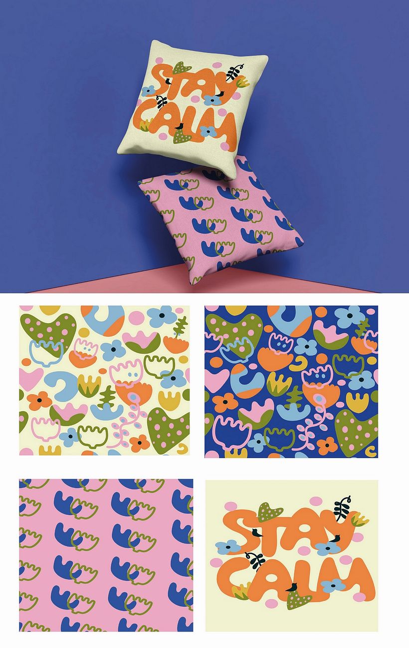 My project for course: Pattern design for homeware products 4