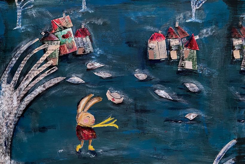 Mi proyecto del curso: Ilustración creativa: juega con materiales inesperados  2