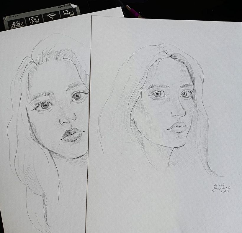 Meu projeto do curso: Caderno de retratos: explore o rosto humano 3