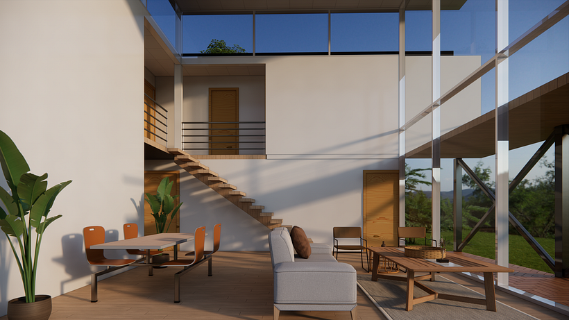 Mi proyecto del curso: Diseño y modelado arquitectónico 3D con Revit 12