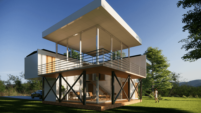 Mi proyecto del curso: Diseño y modelado arquitectónico 3D con Revit 12