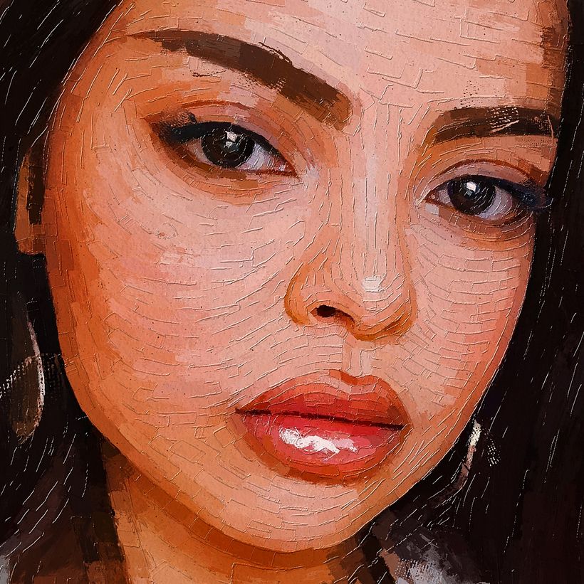 Portrait Painting: Mireya Narváez by Rod Lovell