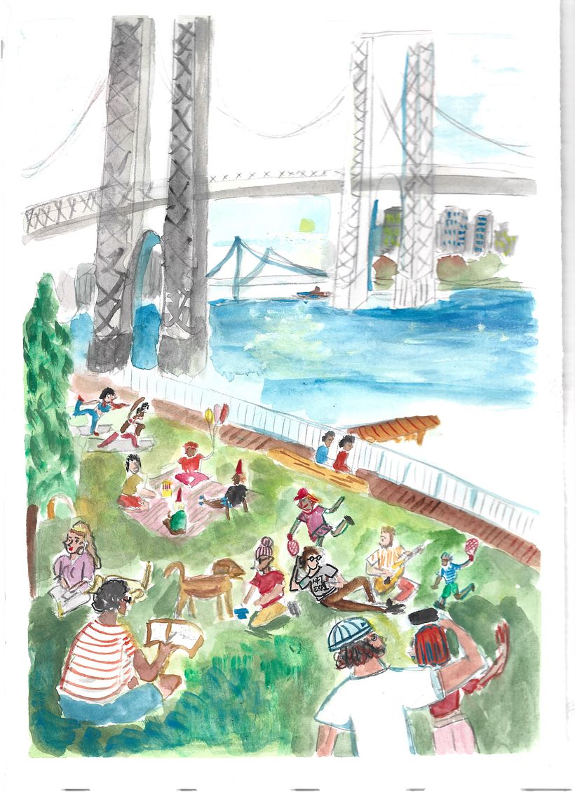 My project for course:  Freehand Sketching with Acrylic and Watercolor 1