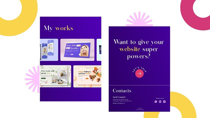 Il mio progetto del corso: Web design no-code con Elementor e Wordpress 2
