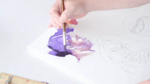Add volume details with violet.