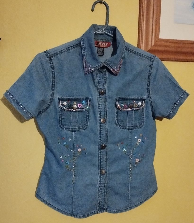 Mi proyecto del curso: Bordado de moda: embellece tu ropa con mostacillas 4