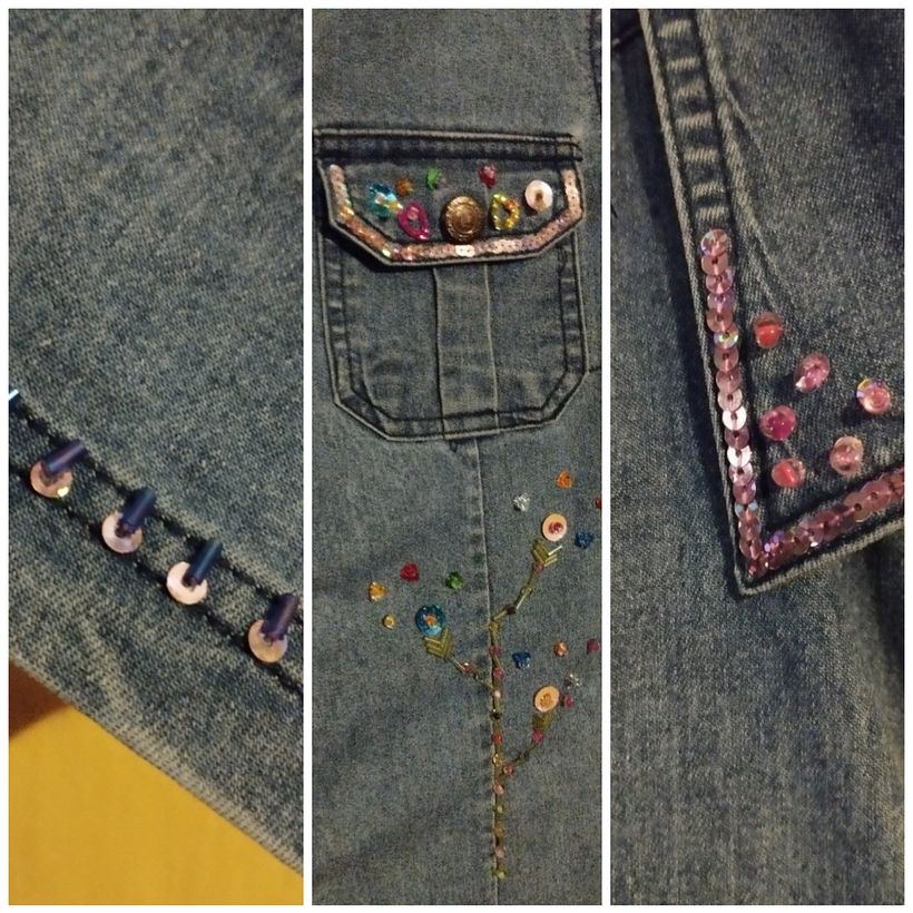Mi proyecto del curso: Bordado de moda: embellece tu ropa con mostacillas 4