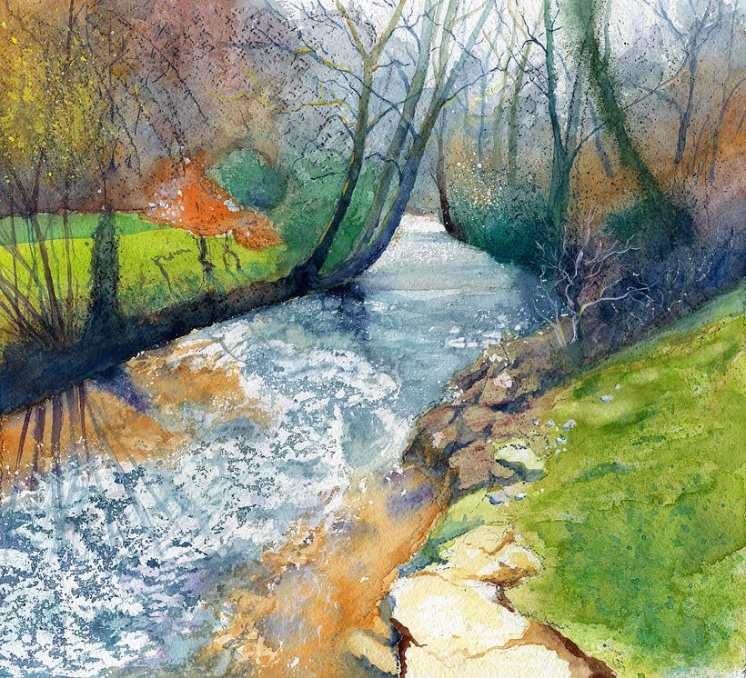 My project for course: Painting Realistic Watercolor Landscapes 3