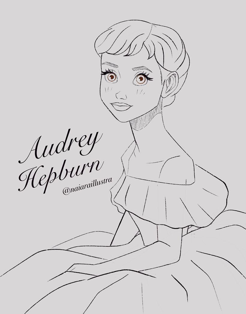Meu projeto do curso: Criação de retratos estilizados com seu próprio estilo - Diseño de personajes